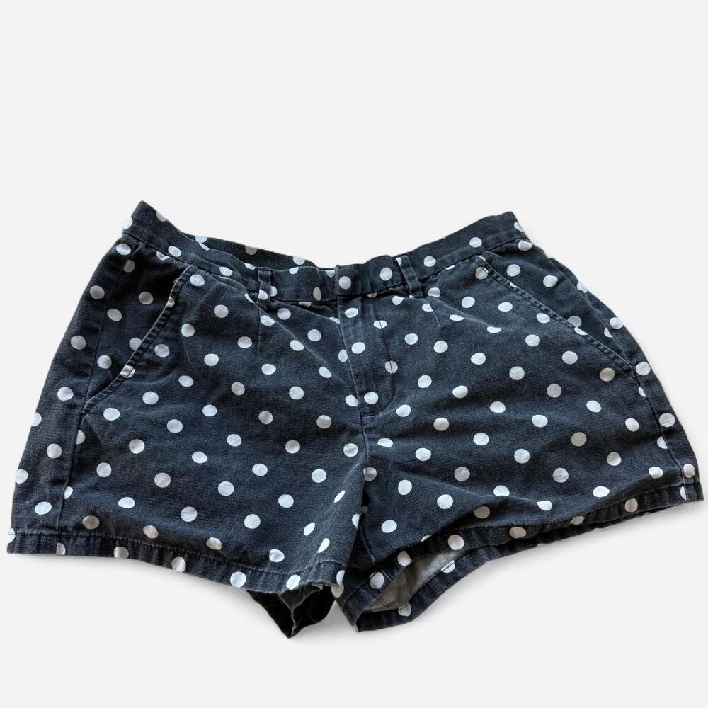 Y2K J-Fashion inspired Black & white polka dot shorts